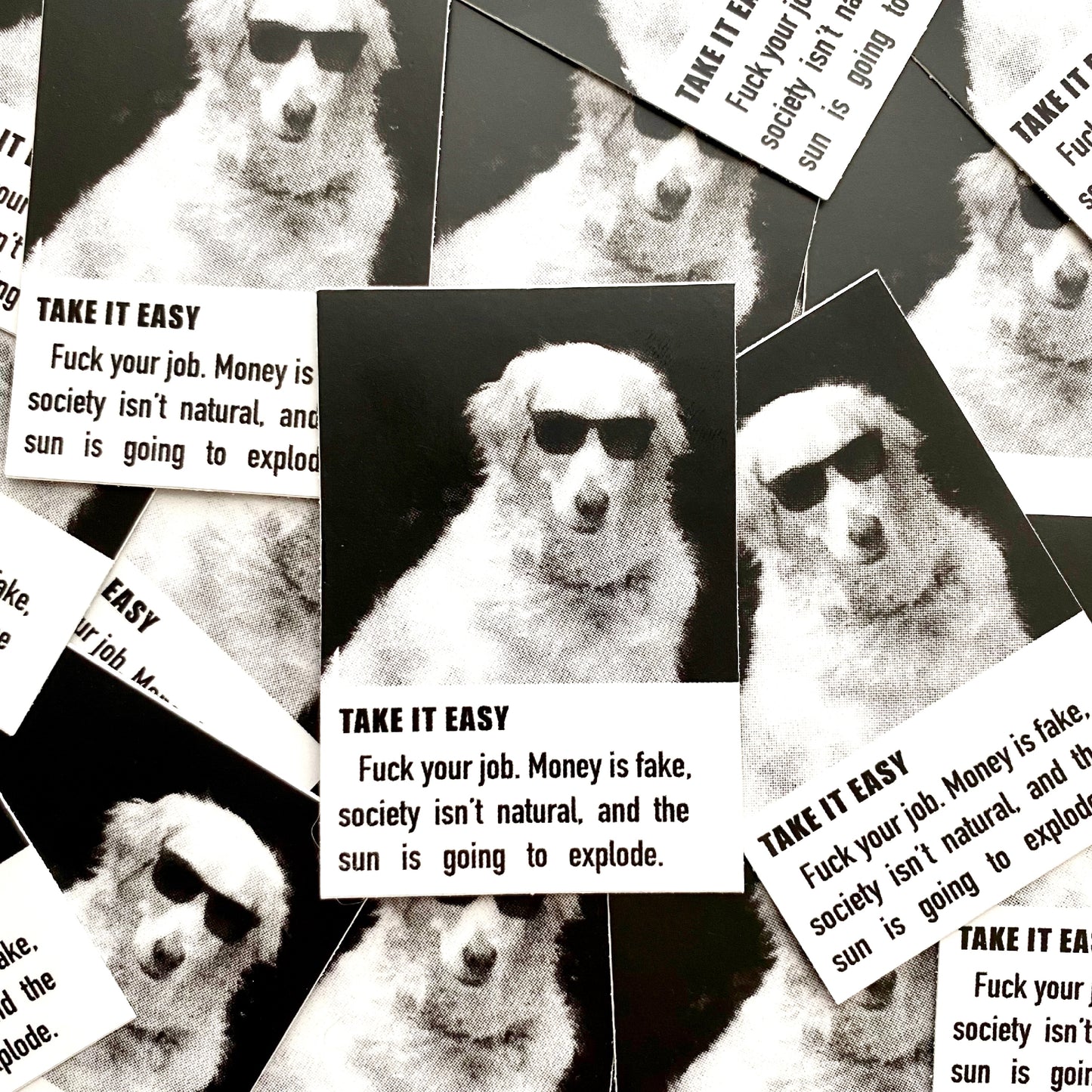 Take it Easy Sticker
