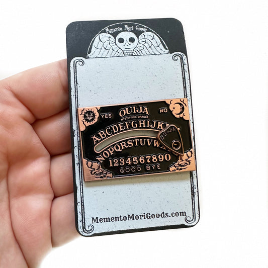 Black and Copper Ouija Pin-Subscriber Only